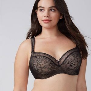 Modern Lace Balconette Bra 34H
